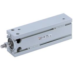 SMC cylinder for direct mounting CU-T - Single-acting - Spring-return - Without solenoid ring - PN 7 bar