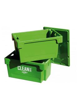 CLEAN BOX - polietileno duro - con tapa y cesta de inmersión - capacidad 50 litros