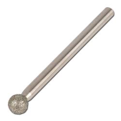 Diamant slijpstift bolvorm - korrelgrootte D181 - galvanische binding - VE 1 en 5 stuks - prijs per VE