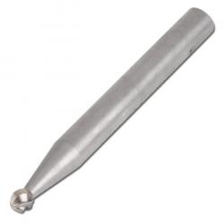 HSS-freespen, PFERD - bolvorm F - voor non-ferrometalen - kop-Ø x lengte 12 x 10 mm - vertanding 1 - totale lengte 51 mm