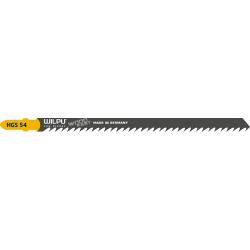 Hoja de sierra de calar WILPU HCS acero - PU 5 pulgadas longitud de corte 155 mm