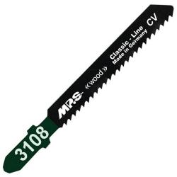 Stichsägeblätter - 50/75/1 mm - Chrom Vanadium - für Holz - 5 Stück - gerader Schnitt