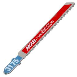 Stichsägeblätter - Länge 75/100 mm - für Metall - Hochleistungs-Schnellstahl - Zahnteilung 1,2-2,5 mm - Blattdicke 1 mm - 2 Stück