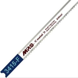 Stichsägeblätter - extra lang, 110/132 mm - für Metall - Zahnteilung 2 mm - Bimetall - Blattdicke 1 mm, Blatthöhe 8 mm - 5 Stück