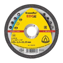 De Kronenflex® Top Performer - EDGE-doorslijpschijf - Afmetingen 125 x 1,2 x 22,23 mm - VE 25 stuks - Prijs per VE