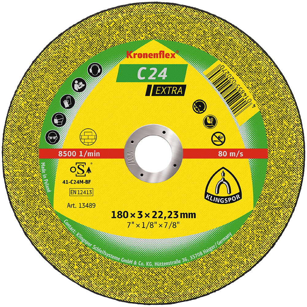Katkaisulaikka Extra - kivelle ja betonille - Ø 100-230 mm - Kronenflex C 24 Extra