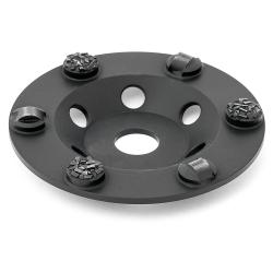 PCD cup wheel "PRO" - diameter 125 mm "PRO" - with 3 PCD segments and 3 support segments