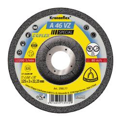 Groveschuurschijf A 46 VZ Special - 115 x 2 x 22,23 mm - gekröpt