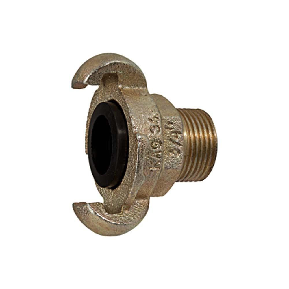 Klokobling - formbart støbejern - 10 bar - AG 1/2" til 1" - nøglestørrelse 27 til 40 mm - pris pr.