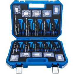 Kit de r&eacute;paration de filetages - dimensions m&eacute;triques / en pouces - M5 &agrave; M12 - 1/4" &agrave; 1/2" - 320 pi&egrave;ces