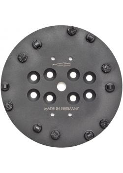PKD-schijf "PRO" - diameter 250 mm - met 6 PKD-segmenten en 6 steunsegmenten