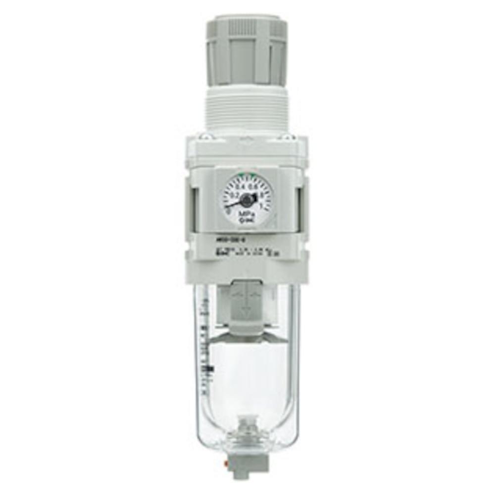 Filterregulator AW - G 1/4" till 1/2" - Kondensvattenkapacitet 8 till 45 l - olika utföranden - pris per styck