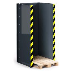 Pallstation - plåt 4 mm - typ RPS-15 - RAL 7016 - pris per styck