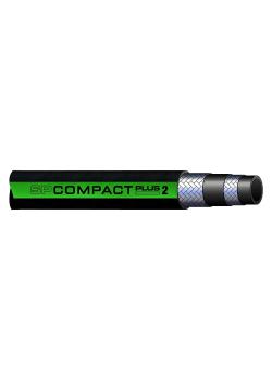Tuyau hydraulique tressé SP-COMPACT plus2 - en caoutchouc - DN 6 à 16 mm - Ø extérieur 14,2 à 24,7 mm - Pression de service jusqu'à 450 bar - Prix au rouleau