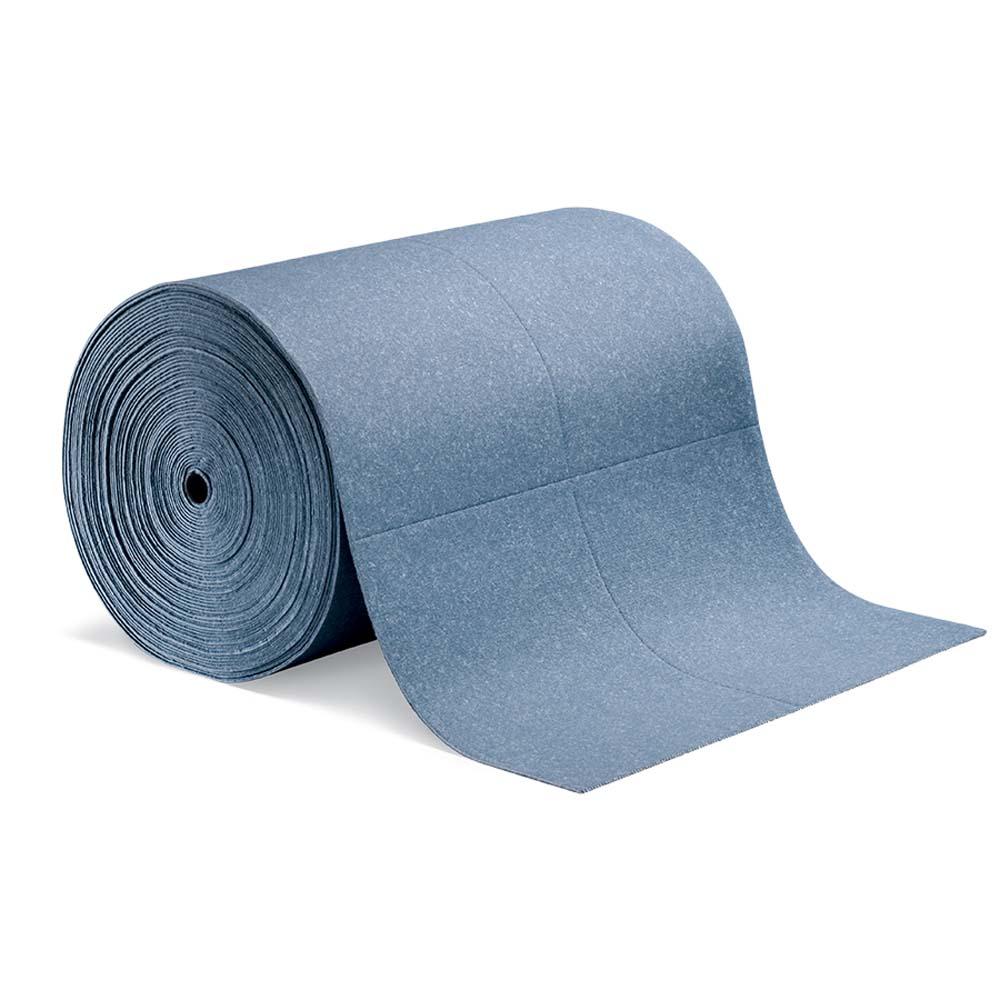 PIG BLUE® Heavy - Rotolo assorbente - Assorbe da 40,4 a 242,5 litri per rotolo - Larghezza da 38 a 76 cm - Lunghezza da 15 a 46 m - Prezzo per rotolo