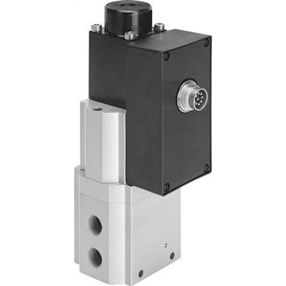 FESTO - MPPES - proporsjonal trykkreguleringsventil - smidd aluminiumslegering - G1/8, G1/4, G1/2 - pakke med 1 - pris pr stk.