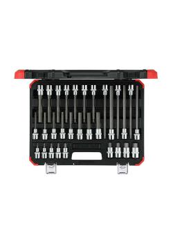 GEDORE rode set schroevendraaiers - 1/2 inch - IN - 30-delig