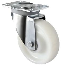 Rotella girevole per carichi pesanti CASCOO - Ruota in PA - &Oslash; della ruota da 125 a 200 mm - Altezza totale da 170 a 245 mm - Portata da 500 a 1000 kg - Prezzo al pezzo