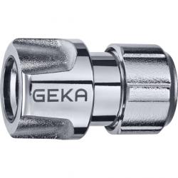 GEKA® plus - slangestykke - plug-in system - forkrommet messing - slangestørrelse 1/2" til 3/4" - pakke med 1 stk - pris pr.