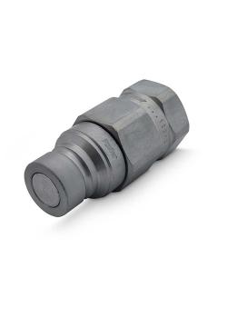Faster Flat-Face steekkoppeling serie FHH - stekker - verzinkt staal - met vlakke afdichting - DN 10 tot 12 - binnendraad G 3/8" tot G 1/2" - PN tot 350