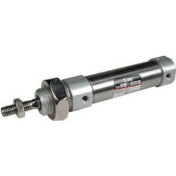 Compressed air cylinder C85N – ISO6432 – double-acting – integrated clevis – without solenoid – Ø 8 to 25 mm