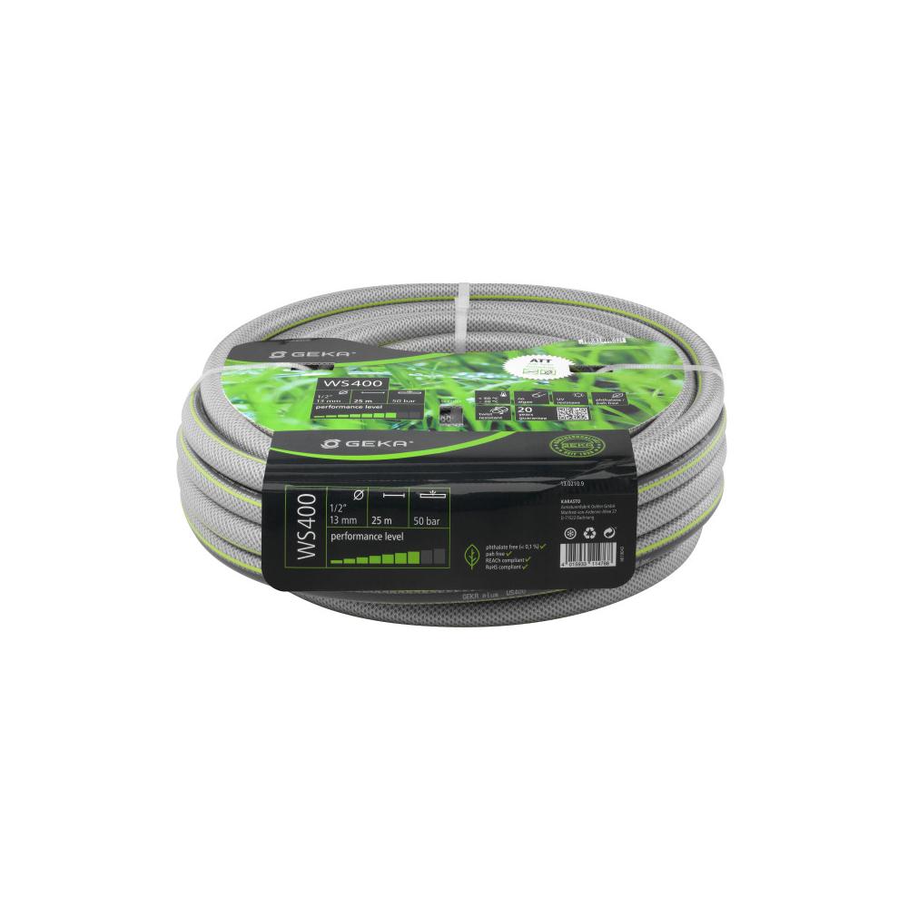 GEKA® plus - Wąż do wody WS400 - Rozmiar węża 1/2" do 1" - Średnica nominalna 13 do 25 mm - Długość 25 do 50 m - Cena za rolkę