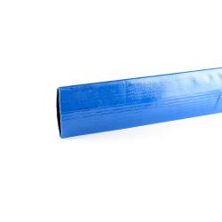 Wąż płaski PVC - niebieski - Ø wewnętrzna 1" do 8" / 25 do 203 mm - PN 3 do 5 bar - długość rolki 50 m - cena za rolkę