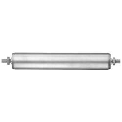 B&auml;rrulle - blankt st&aring;lr&ouml;r - med sp&aring;rkullager - r&ouml;rets ytterdiameter 50 mm - lastkapacitet 40 till 150 kg - rulll&auml;ngd 200 till 600 mm - med 10 mm fj&auml;deraxel - pris per styck