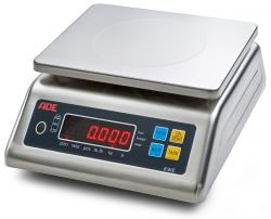 Fødevarer Scale KWE - Måleområde op til 15 kg - alt i rustfrit stål