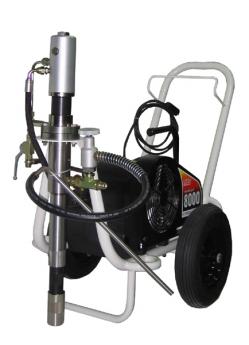 Airless maling sprayer "MAGNUS 8000" - på tralle med stempelpumpe