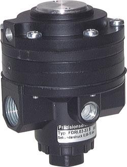 Præcisions fintryksregulator - G 1/2" - 0,5-10 bar - trykstøbt zink