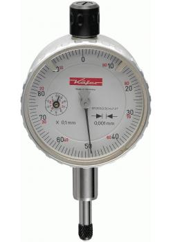 Fijnmeetklok met fijn wijzermechanisme - meetbereik 1 mm - Ø 40-58 mm - Käfer