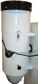 Elektrische afzuigunit standaard - vermogen 1100 W - incl. handmatige afschudding - voor montage op een straalkast
