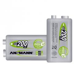 Genopladelige batterier - 4 stk - Battery E-Block - kapacitet 200 mAh