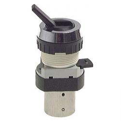 interruptor de 2 pulgadas - aluminio - para montaje en panel - M 5 - PN 12