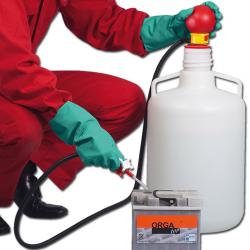 OTAL batterijpomp - PP/PVC - 5 l/min - met slangafsluitklep