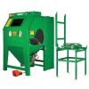 Sandblæser m. sug CAB-ST - indvendig max. 1350 x 1100 x 1070 mm - mobilt drejebord - indvendig vægbeklædning