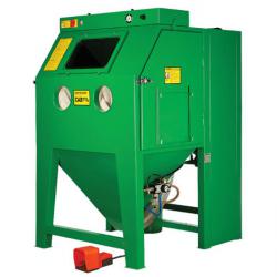 Zandstraalkasten CAB-serie SD - met doorgangdeuren - binnenruimte bekleed met rubber max. 1350 x 1100 x 1070 mm