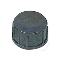 Sluitdop voor 3/4'' - grijs . PVC