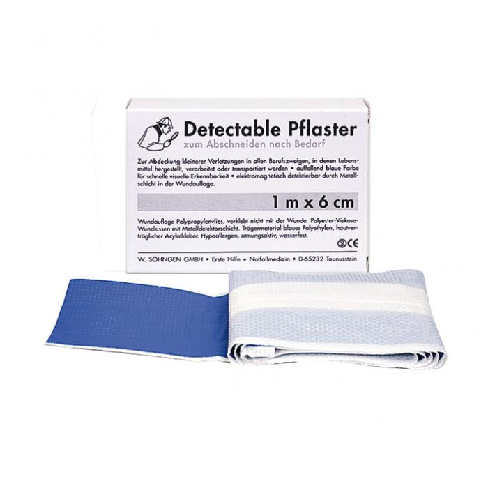 Pleisters - detecteerbaar - verschillende maten - kleur blauw