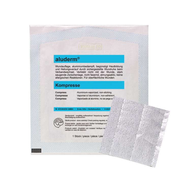 aluderm® kompres - polyester vlies - diverse maten