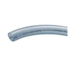 PVC-Schlauch - Glasklar - mit Gewebeeinlage - Nennweiten 1/2" bis 1 1/2" - 10 bar - Mediumstemperatur max. + 60&deg;C - Preis per Meter