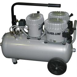 Compresseur silencieux Silver Line L-S150-50 - d&eacute;bit 96 l/min - 8 bar