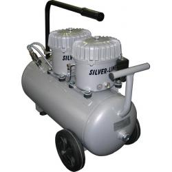 Stille compressor Planet-Air L-S100-50 - 8 bar - 100 l/min. - Silver Line