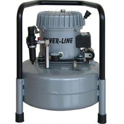 Compressore silenzioso - L-S50-25 - 8 bar - Portata di aspirazione 50 l/min. - Silver Line