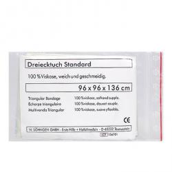 Driehoekige doek standaard wit