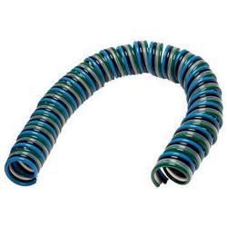 Tuyau PU multi-spirales - Quattro - longueur de travail 2,5 ou 5 m - 10 bar - Ø intérieur 4 ou 6 mm - prix par rouleau