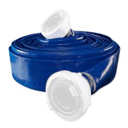 Wąż płaski PVC P-FLEX L - średnica wewnętrzna od 254 do 407 mm - grubość ścianki 2,7 mm - 2 bary - bez połączeń - cena za rolkę