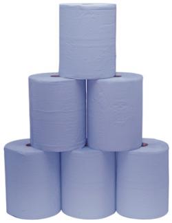 Papier de nettoyage - 2 plis - perforé - 1000 feuilles/rouleau - lot de 2 rouleaux - prix par lot