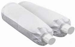 Ærmeovertræk "Riensberg" - hvid - 45 cm lang - PP 2-lags - Macrobond